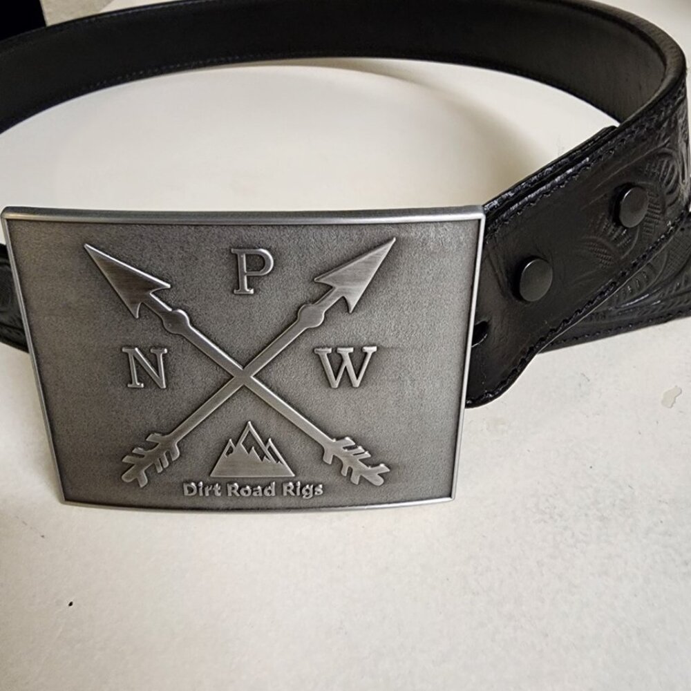 PNW Arrows Western Belt Buckle